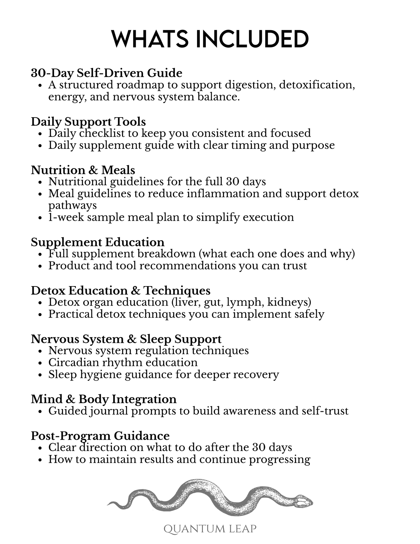 30 Day Quantum Detox